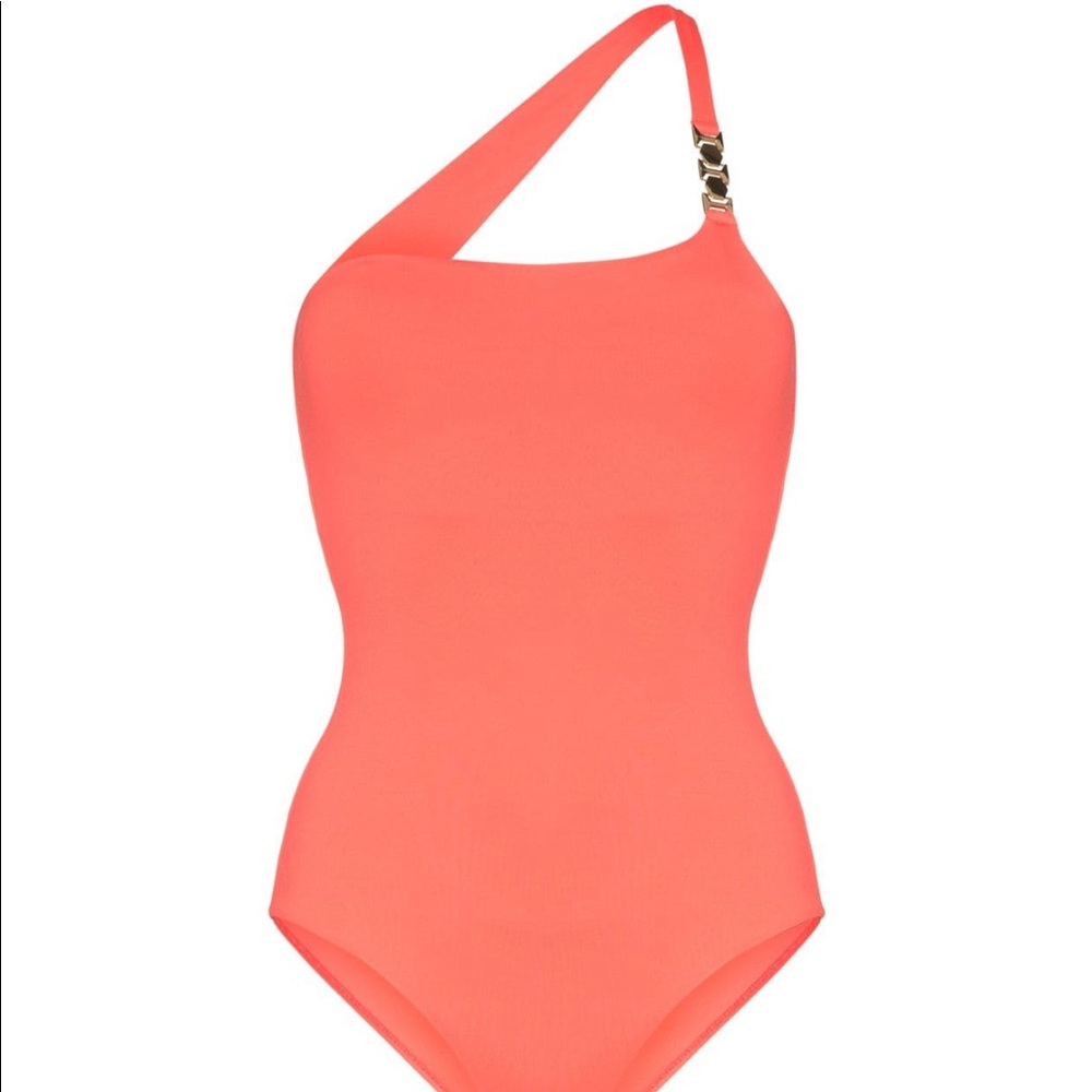 Melissa Odabash Seychelles one shoulder swimsuit